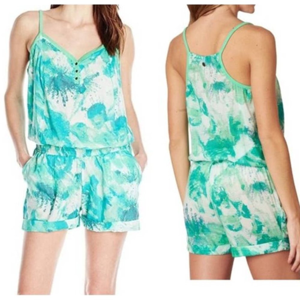 prAna Women's Sylvia Romper Suit Light Jade